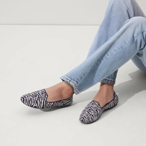 Rothy’s the loafer in Navy Zebra sz 10.5 - Picture 1 of 8